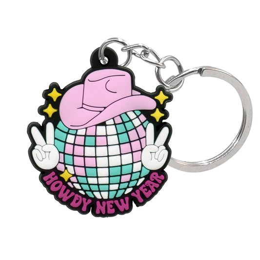 Charm Keychains- Howdy New Year