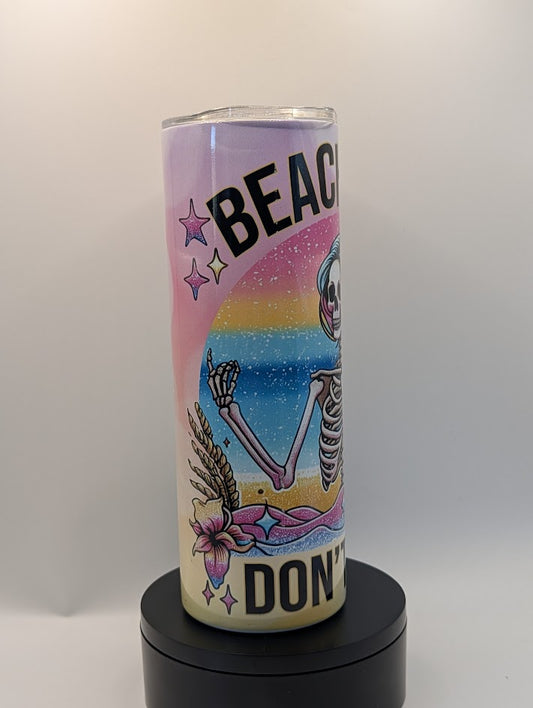 Beach Hair Don't Care Oz Tumbler