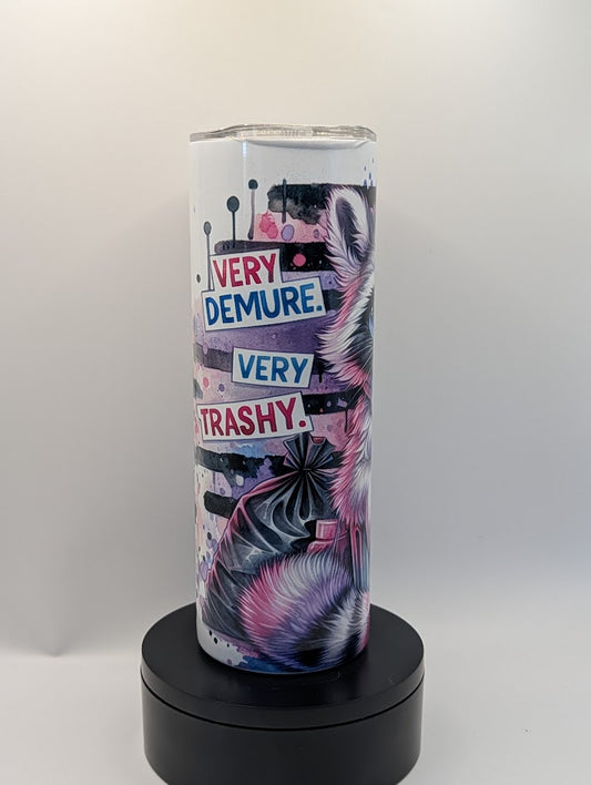 Very Demure. Very Trashy, 20 Oz Tumbler