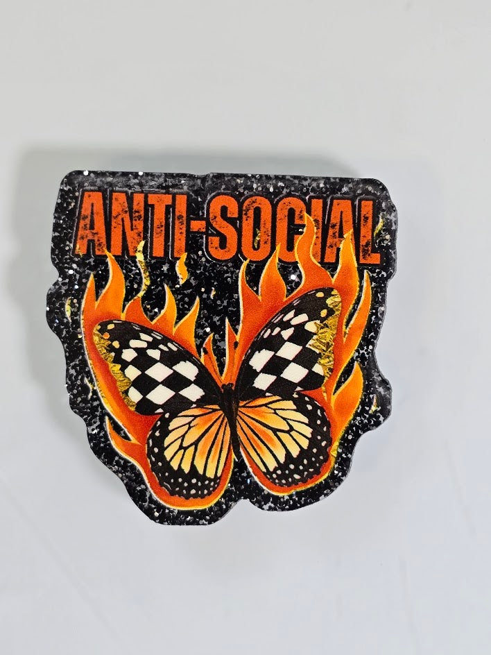 Bogg Bag Charms - Anti-Social