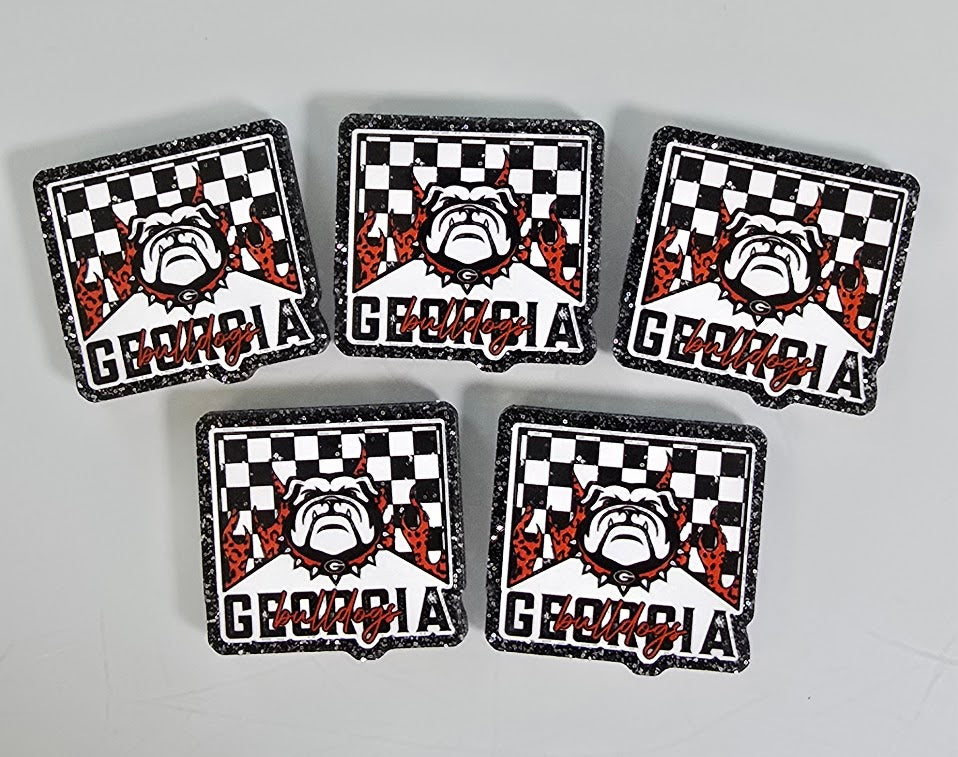 Acrylic Magnets - Bulldogs