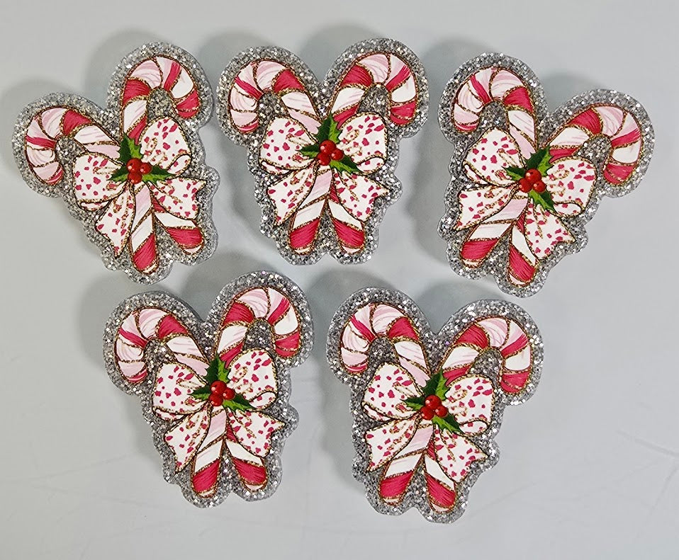 Acrylic Magnets - Candy Cane