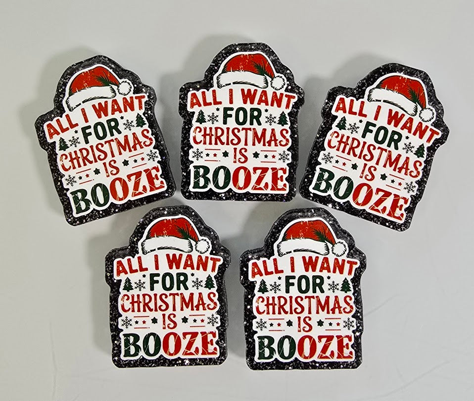 Acrylic Magnets - Christmas Booze