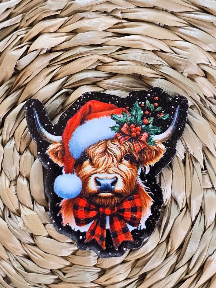 Bogg Bag Charms - Christmas Heifer