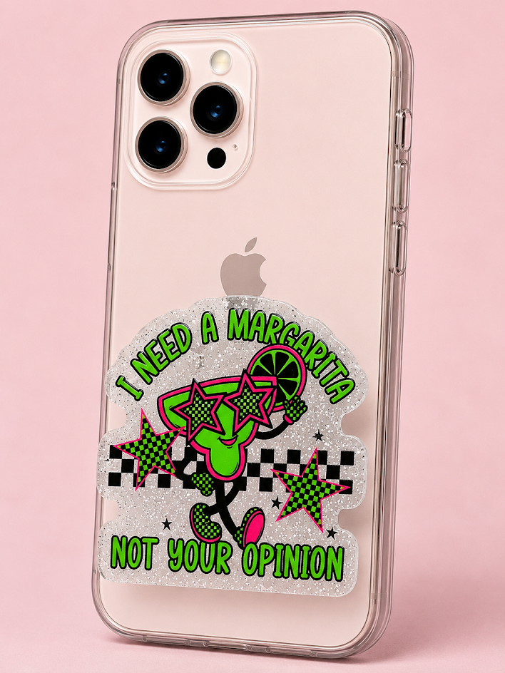 Magnetic Phone Grips – I Need A Margarita