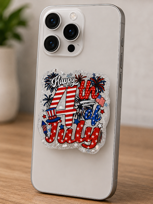 Magnetic Phone Grips – Happy 4th Of July