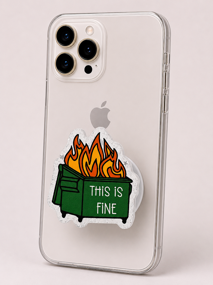 Magnetic Phone Grips – This Is Fine