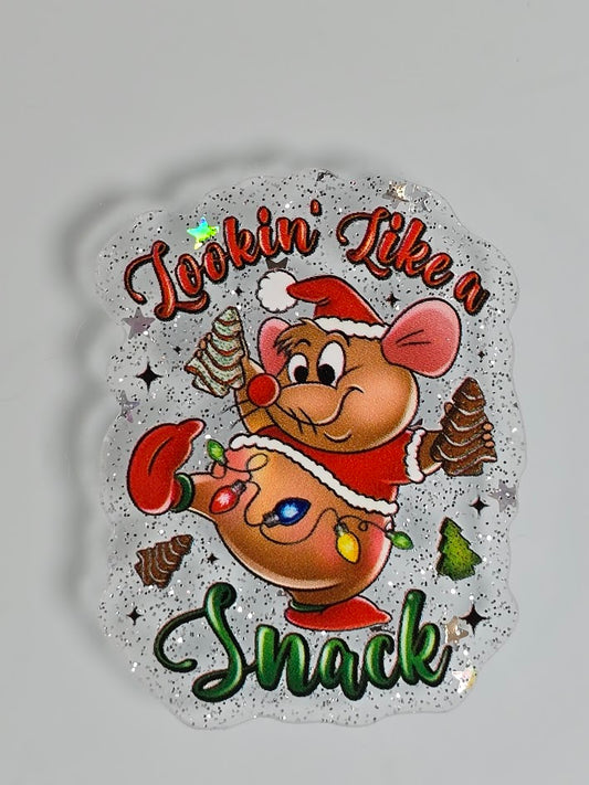 Acrylic Glitter Flatbacks - Looking Like A Snack