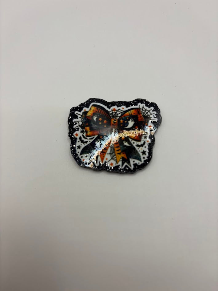 Orange Bow Tie Bogg Bag Charm