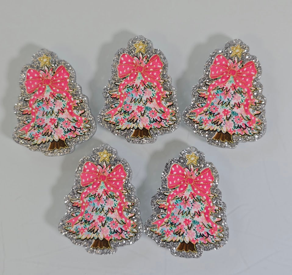 Magnetic Phone Grips – Pink Christmas Tree