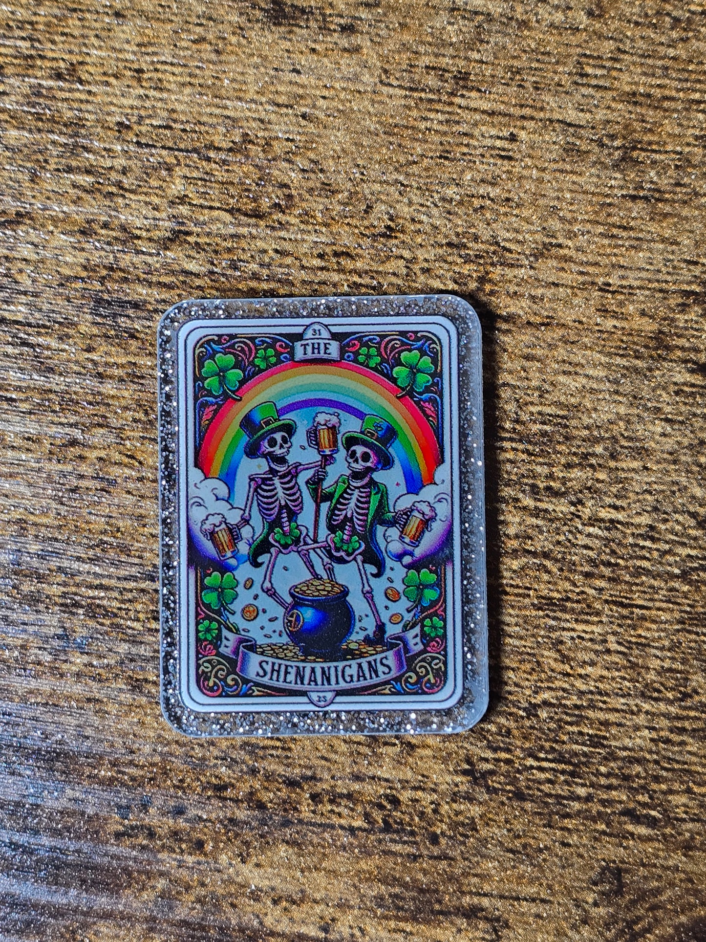 Acrylic Glitter Flatbacks- The Shenanigans
