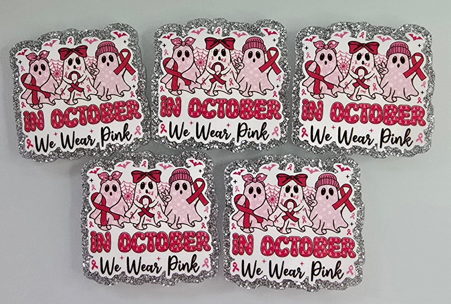 In October We Wear Pink Bogg Bag Charm