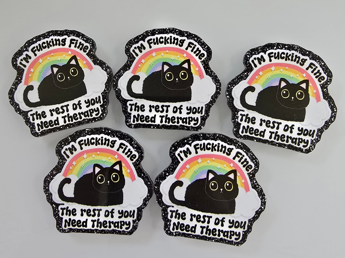 The Rest Of You Need Therapy Bogg Bag Charm