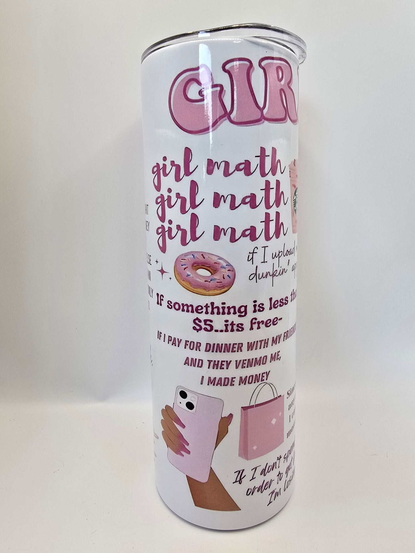 Girl Math 20oz Tumbler