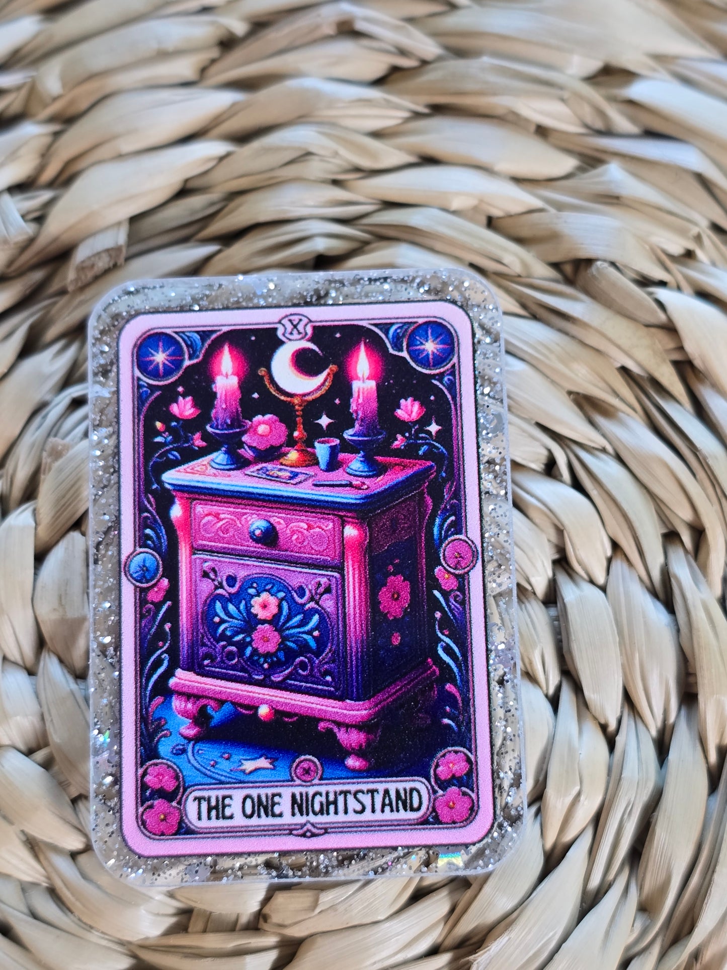 Acrylic Glitter Flatbacks- The One Nightstand