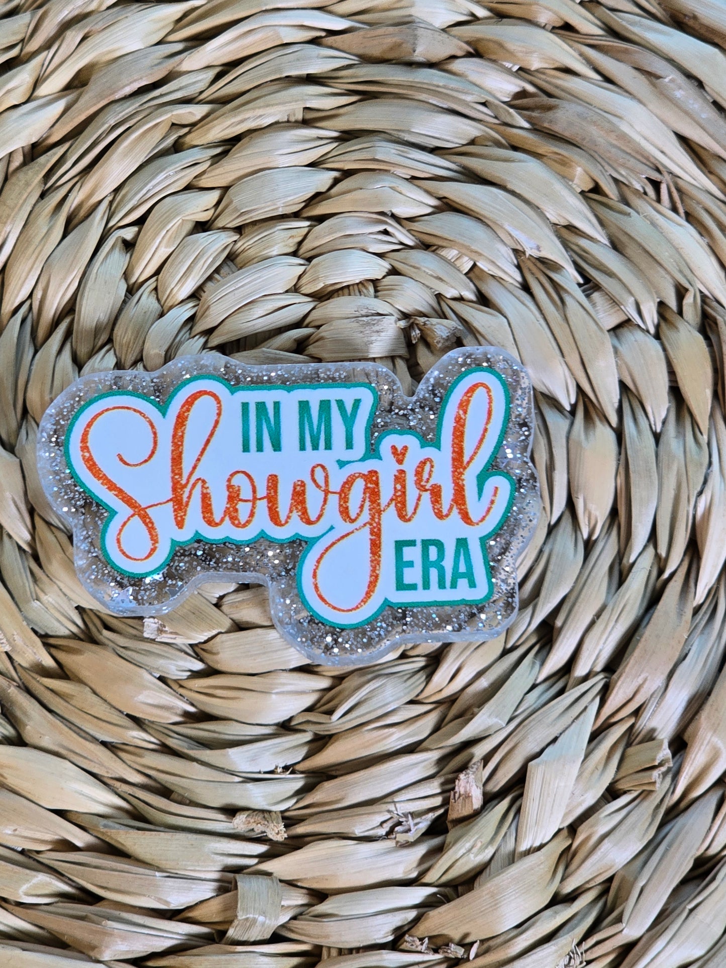 Acrylic Glitter Flatbacks- Showgirl Era