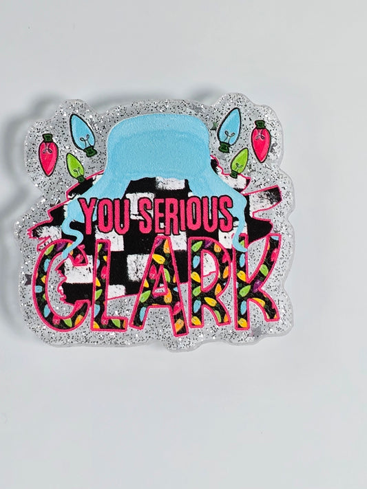 Acrylic Glitter Flatbacks- You Serious Clark Christmas Lights