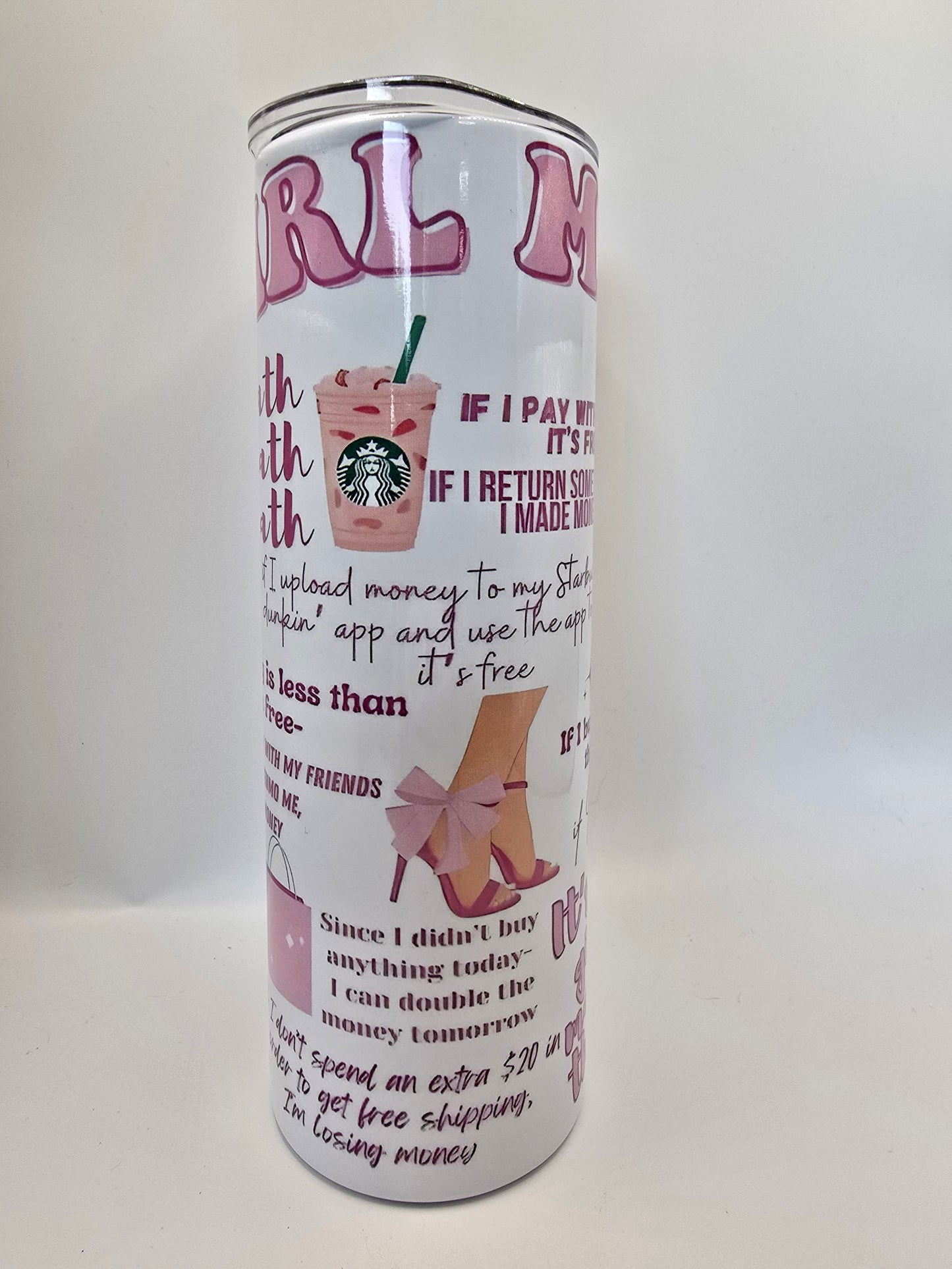 Girl Math 20oz Tumbler