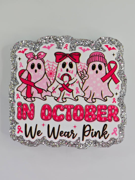 In October We Wear Pink Bogg Bag Charm