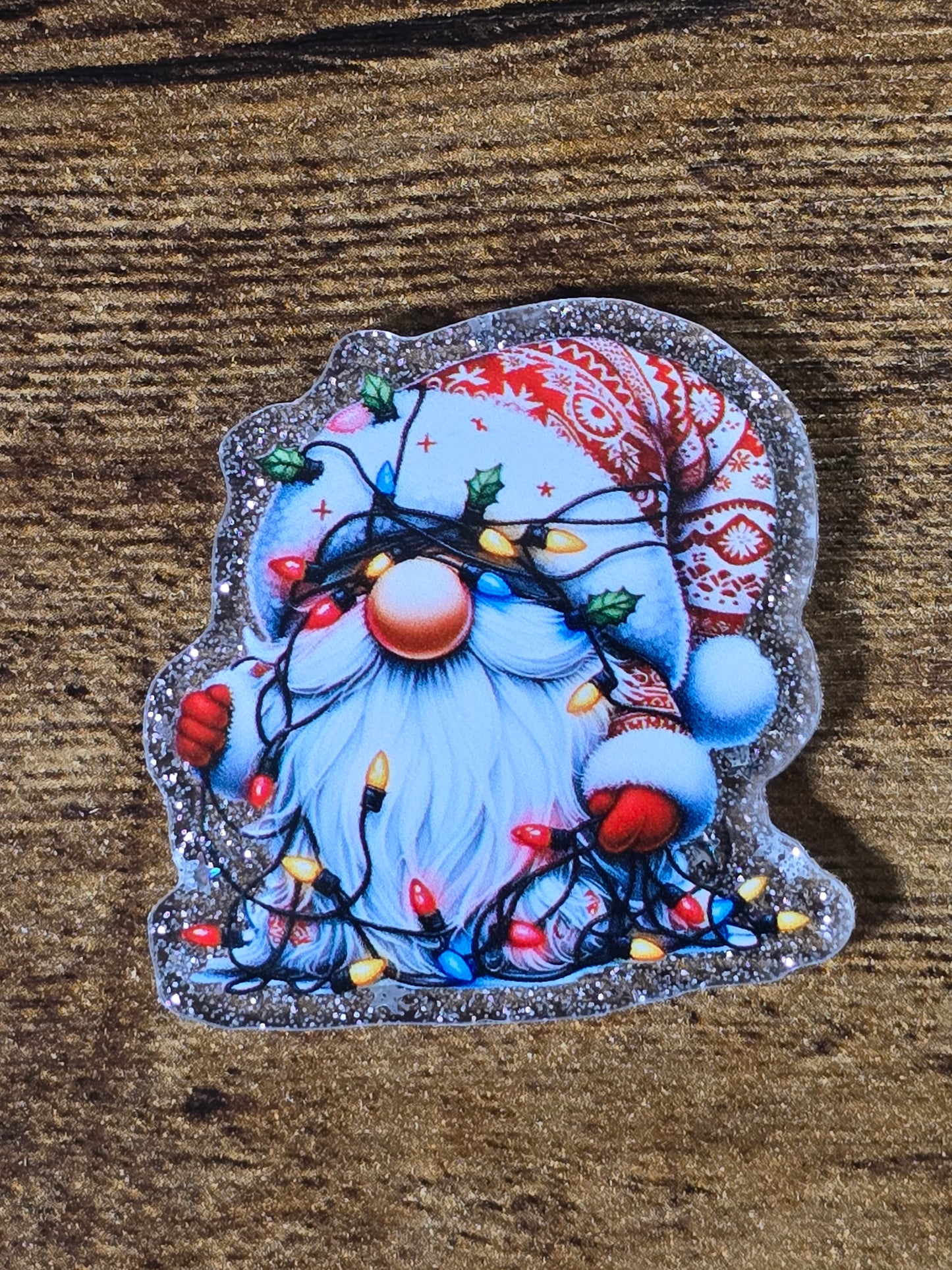 Bogg Bag Charms - Christmas Gnome With Lights