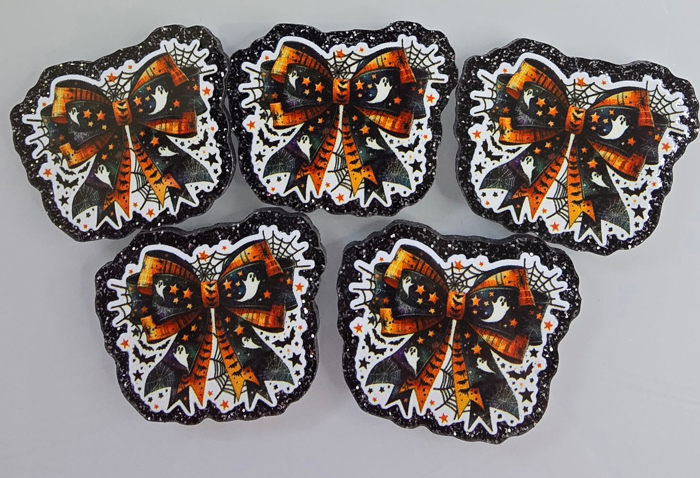 Orange Bow Tie Bogg Bag Charm