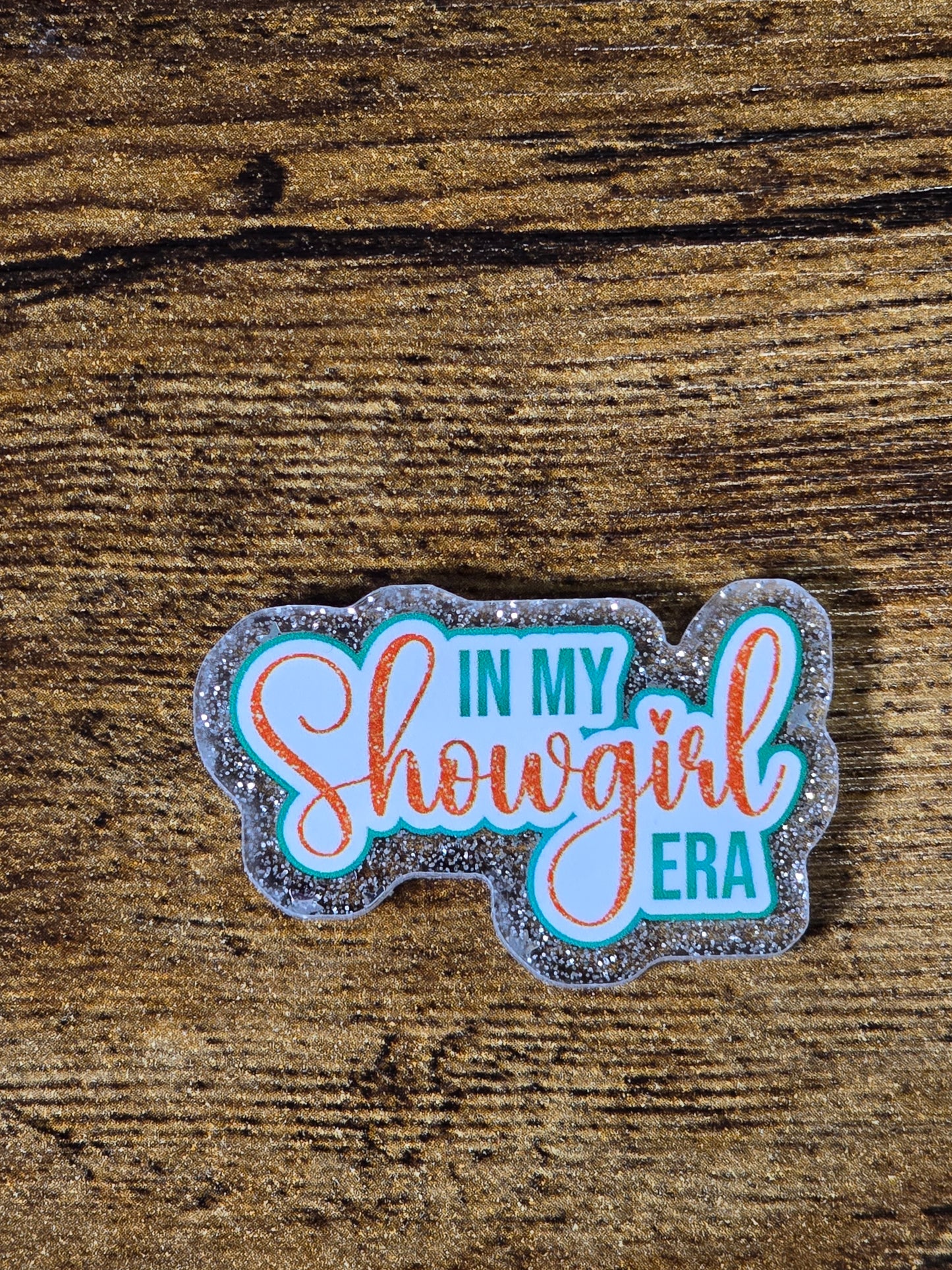 Acrylic Glitter Flatbacks- Showgirl Era