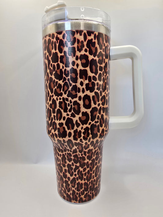 Leopard 40 oz Tumbler