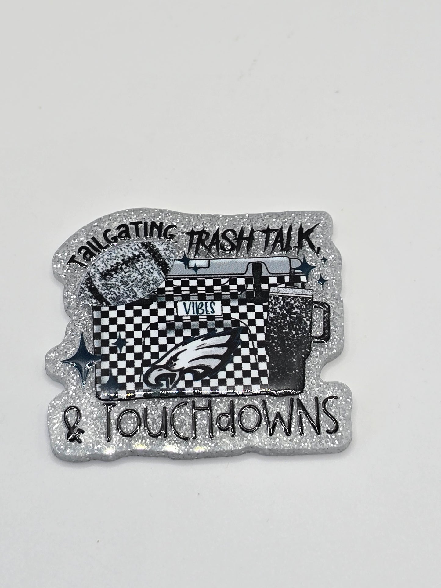 Bogg Bag Charms - Tailgating Eagles
