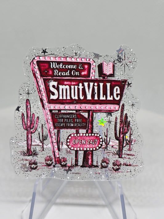 Acrylic Glitter Flatback- Smutville