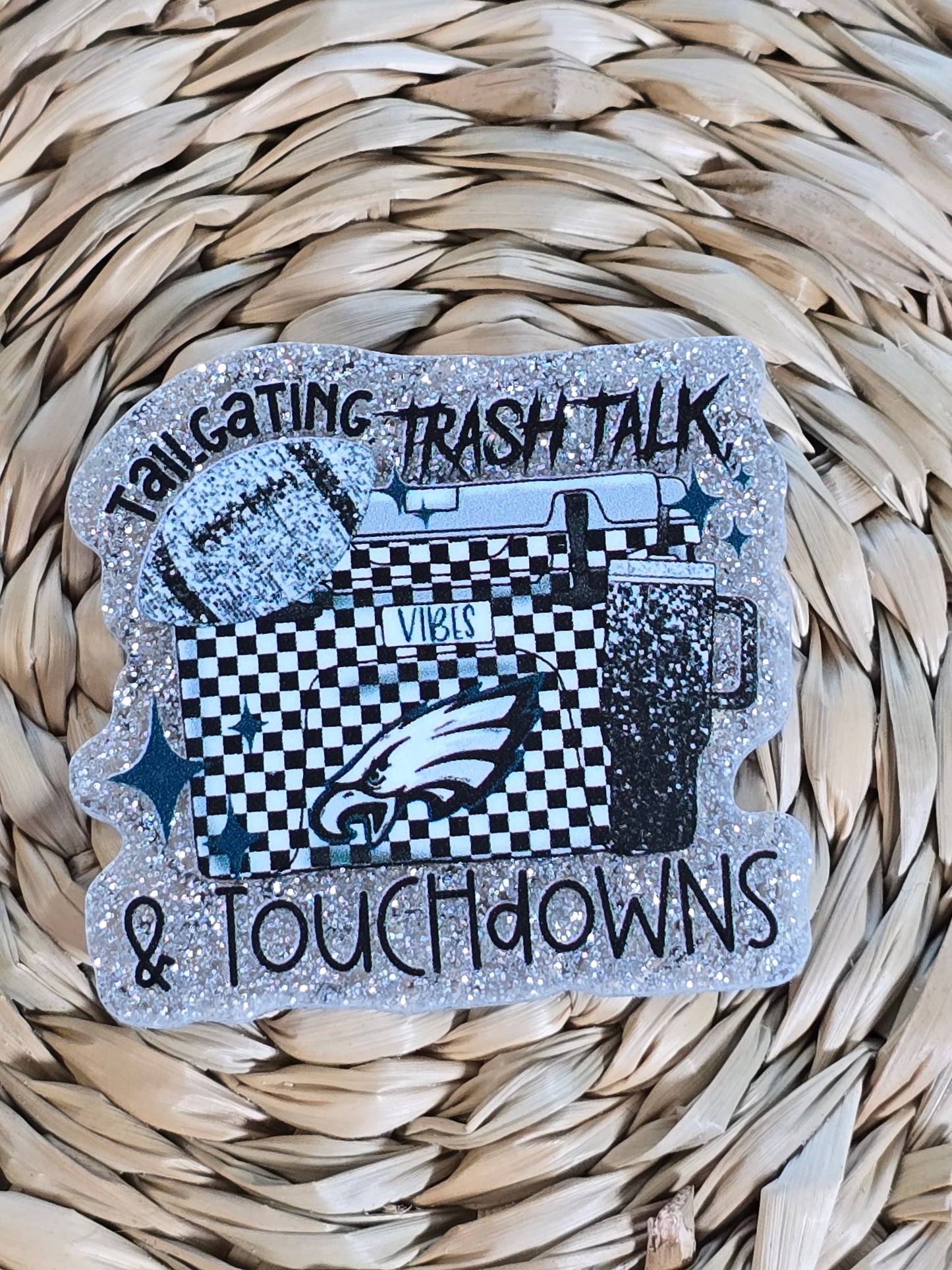 Bogg Bag Charms - Tailgating Eagles