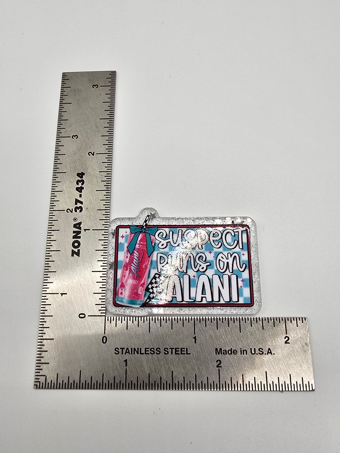 Acrylic Glitter Flatbacks- Suspect Runs On Alani