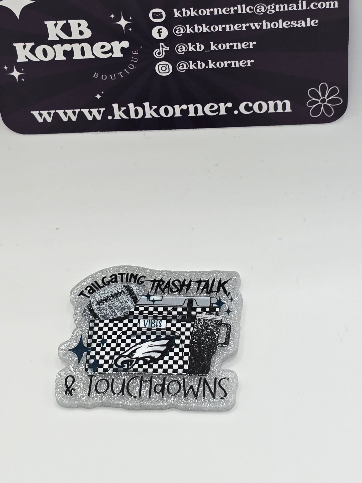 Bogg Bag Charms - Tailgating Eagles
