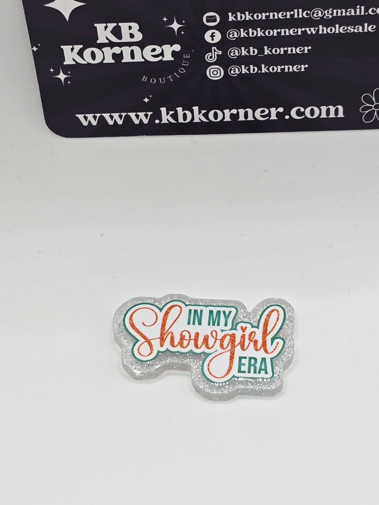 Acrylic Glitter Flatbacks- Showgirl Era