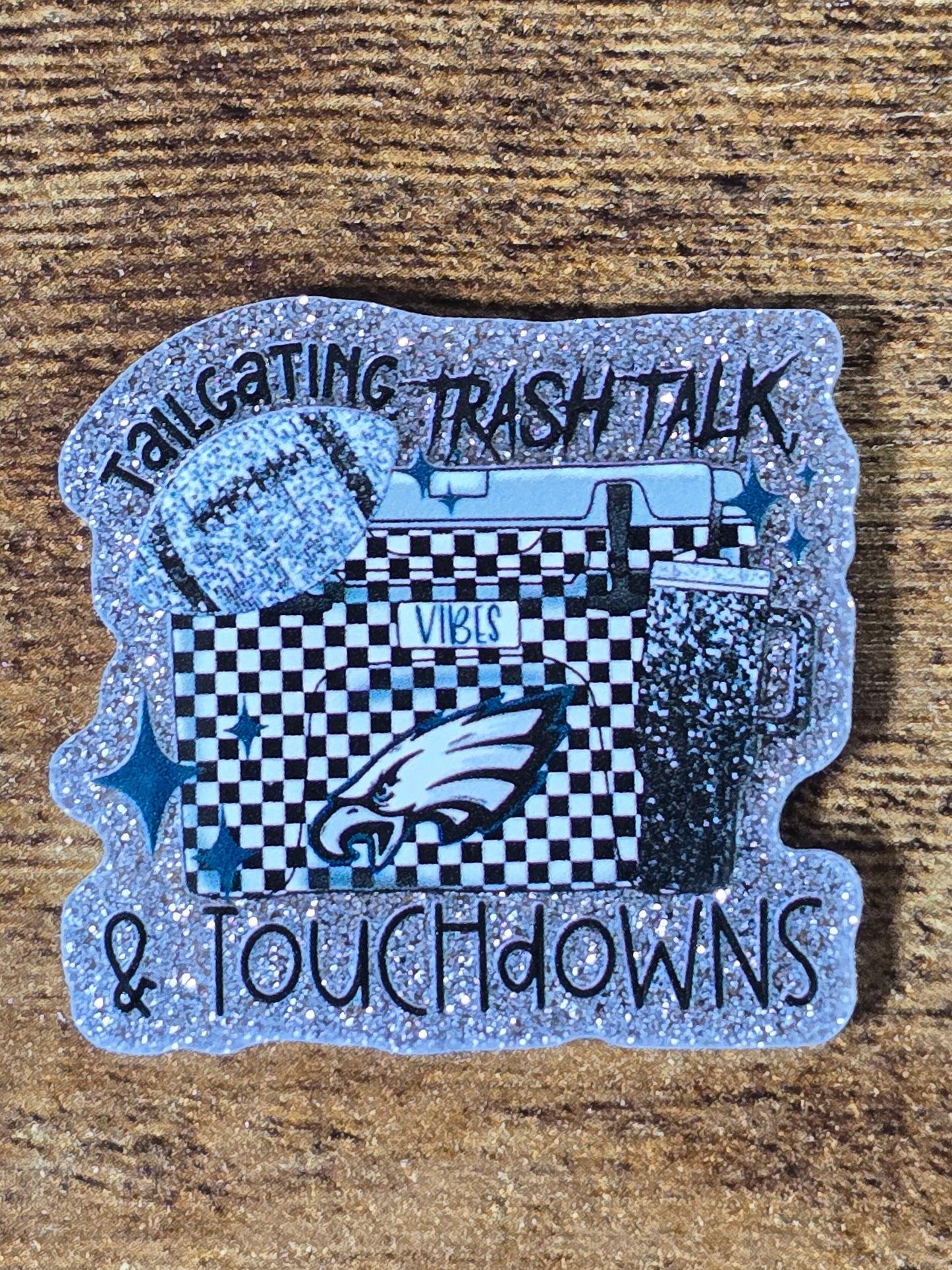 Bogg Bag Charms - Tailgating Eagles