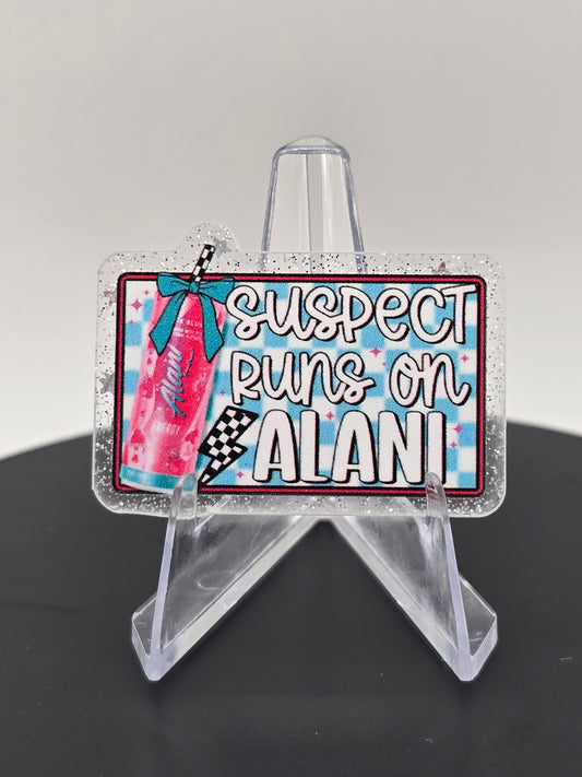 Acrylic Glitter Flatbacks- Suspect Runs On Alani