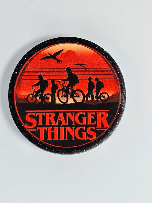 Acrylic Glitter Flatbacks- Stranger Things