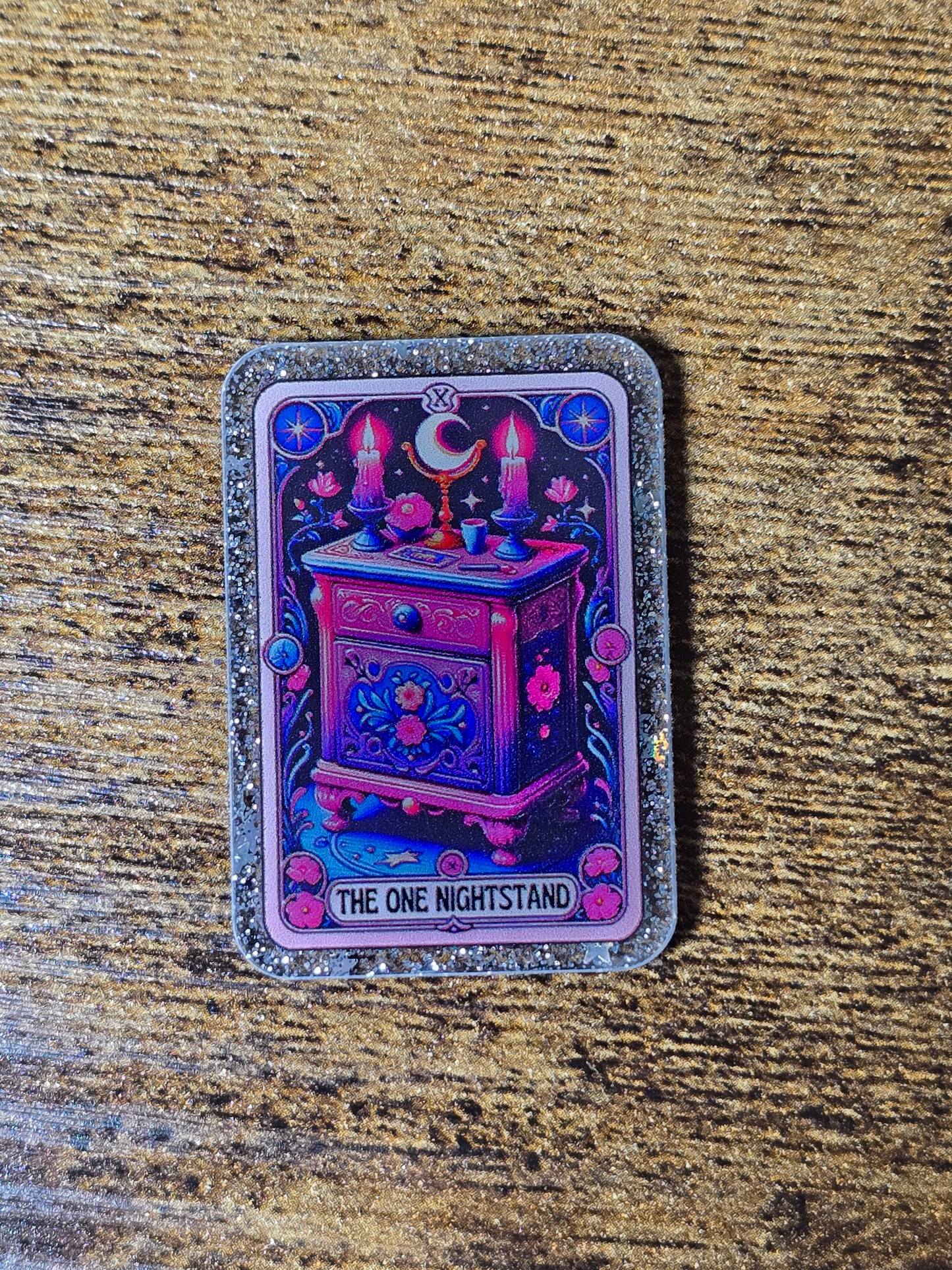 Acrylic Glitter Flatbacks- The One Nightstand