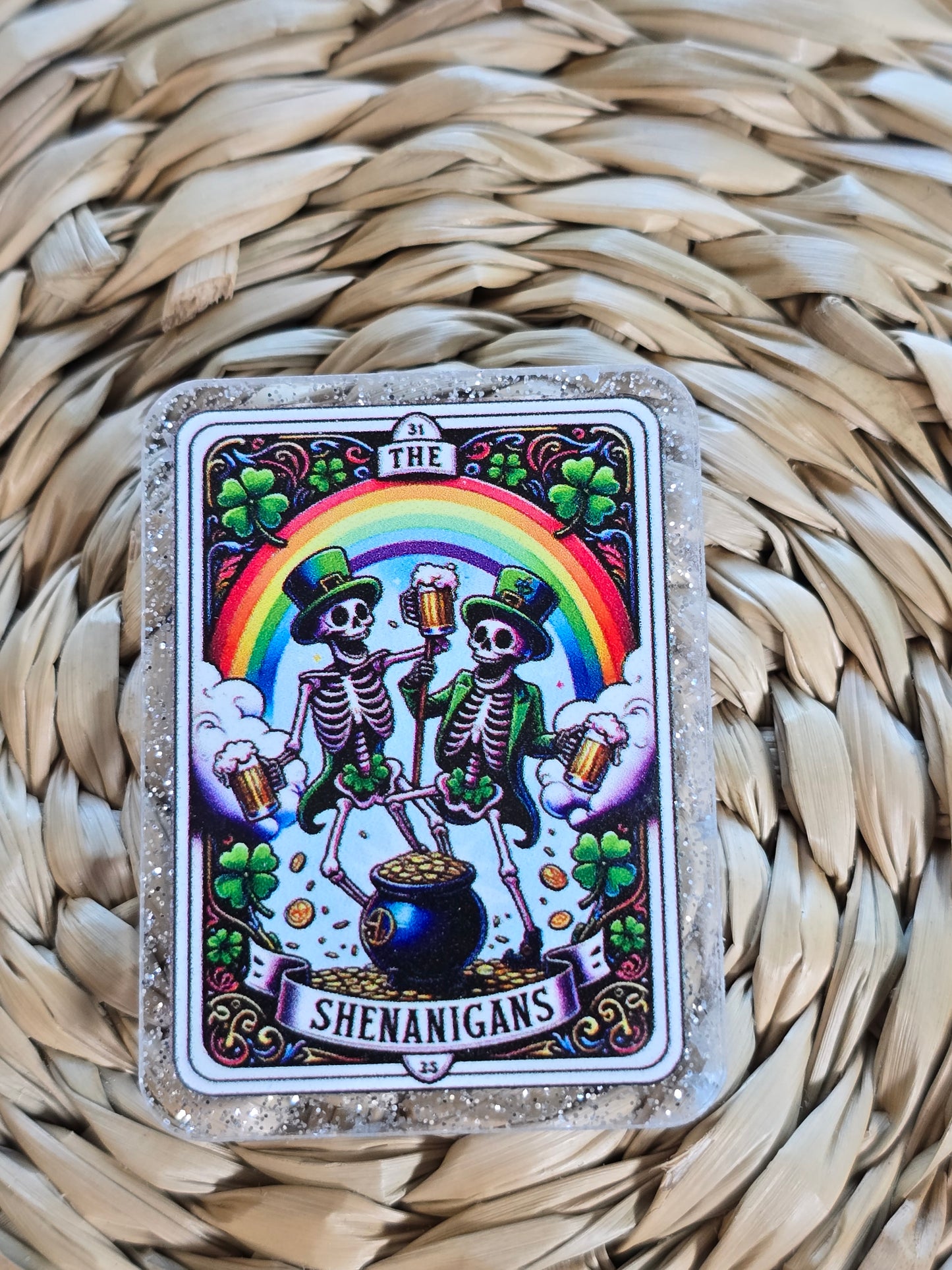 Acrylic Glitter Flatbacks- The Shenanigans