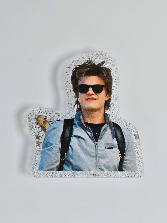 Acrylic Glitter Flatbacks- Steve Harrington The Babysitter