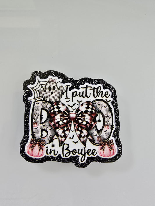 Boo In Boujee Bogg Bag Charm