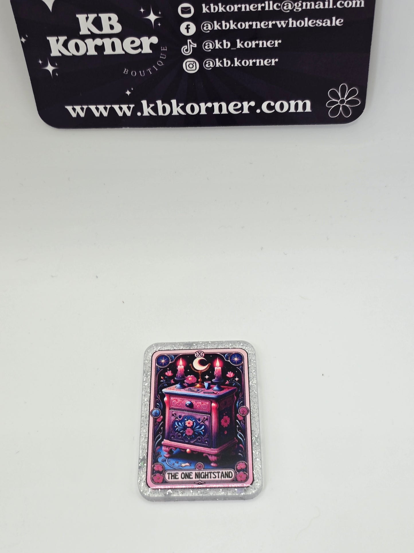 Acrylic Glitter Flatbacks- The One Nightstand