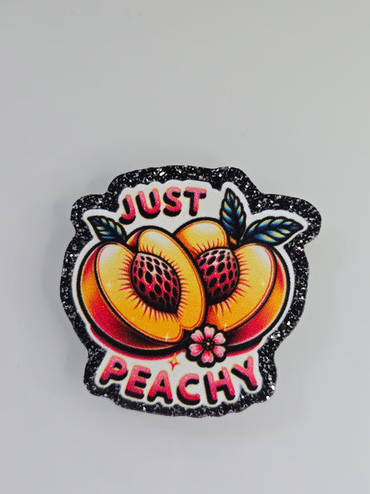 Just Peachy Bogg Bag Charm