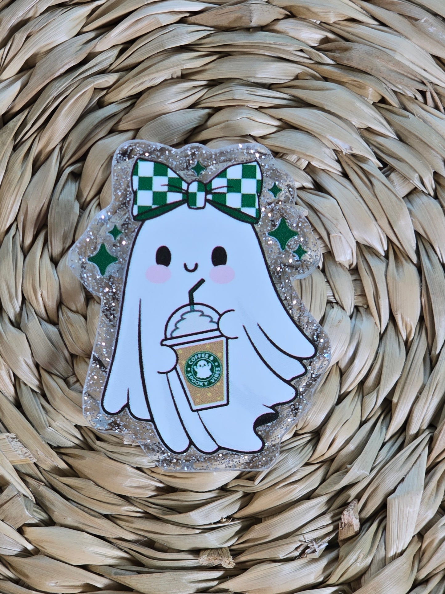 Bogg Bag Charms - Starbucks Ghost