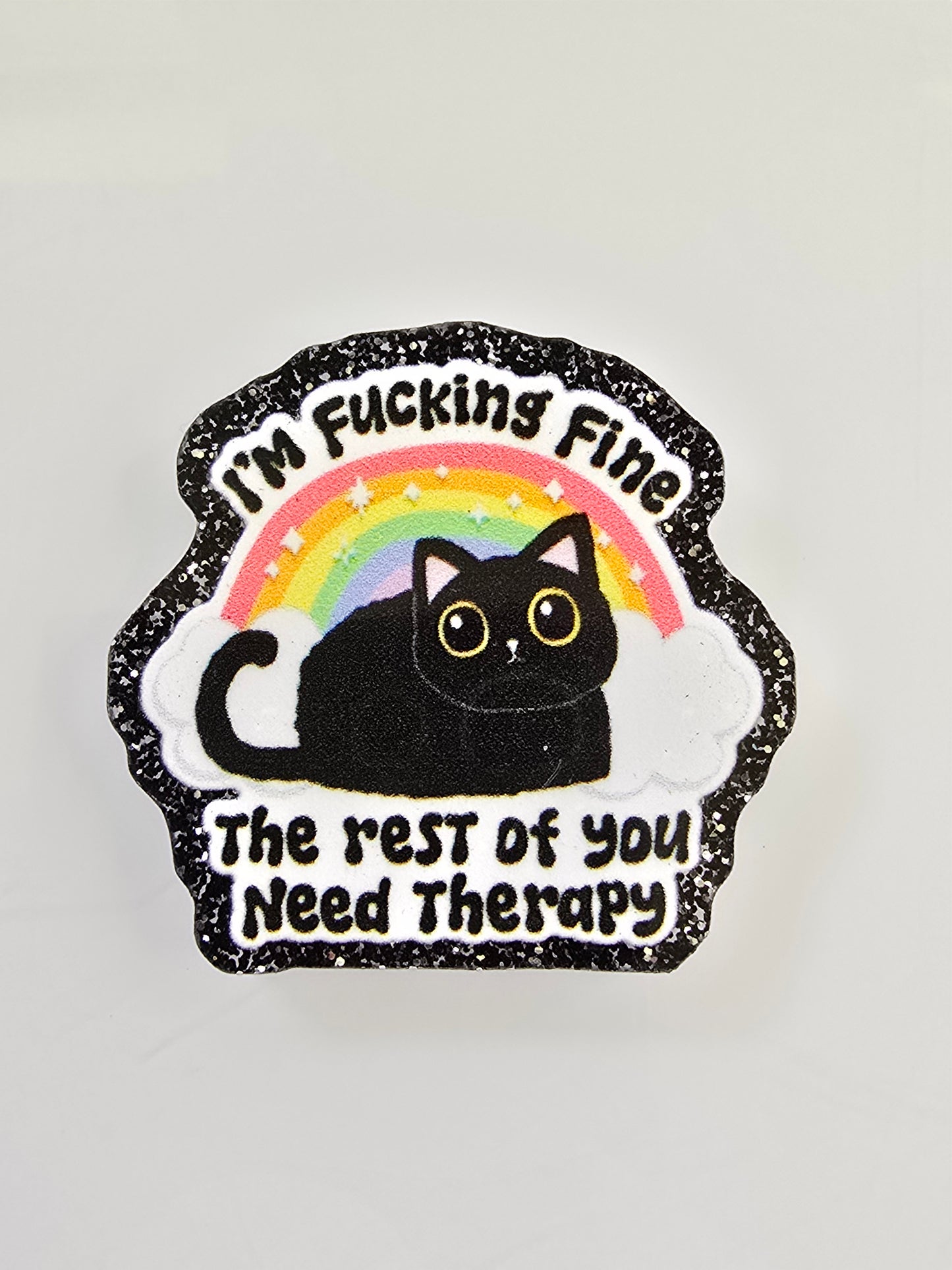The Rest Of You Need Therapy Bogg Bag Charm