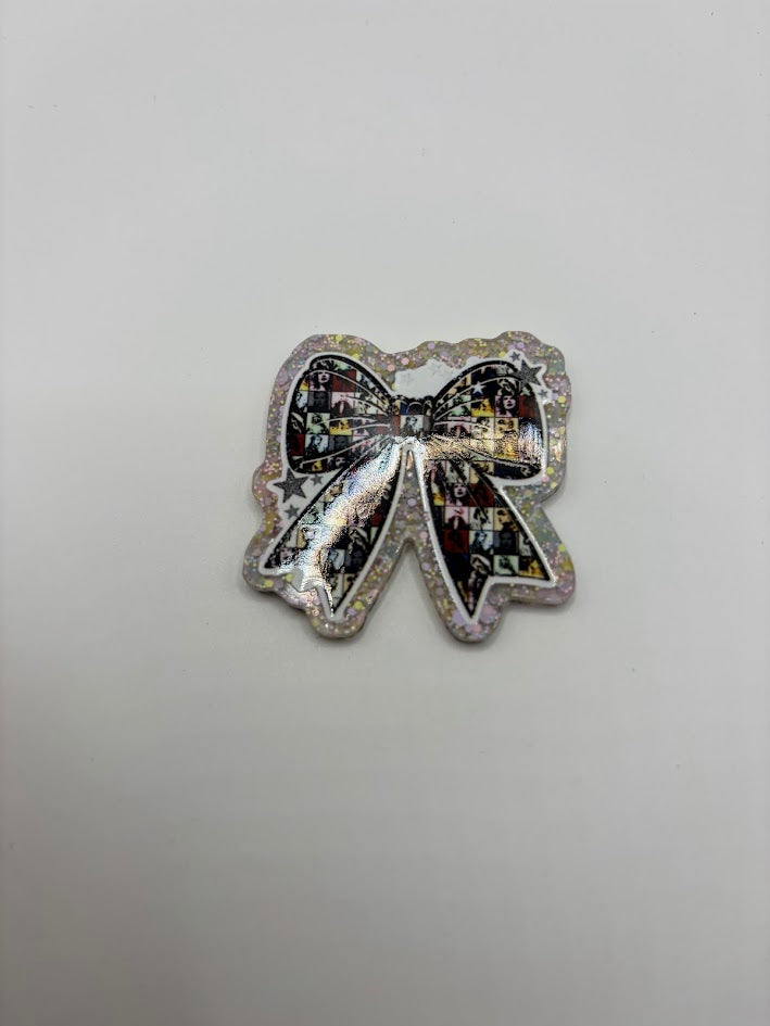 TS Bow Tie Bogg Bag Charm